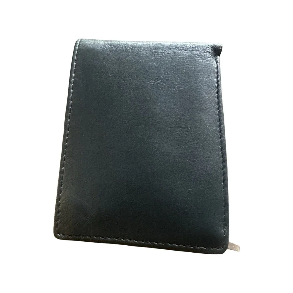 Marie Claire Homme Black Leather Bifold Wallet – Very Good Condition